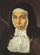 Diego Velazquez Mother Jeronima de la Fuente (detail) (df01) Sweden oil painting reproduction